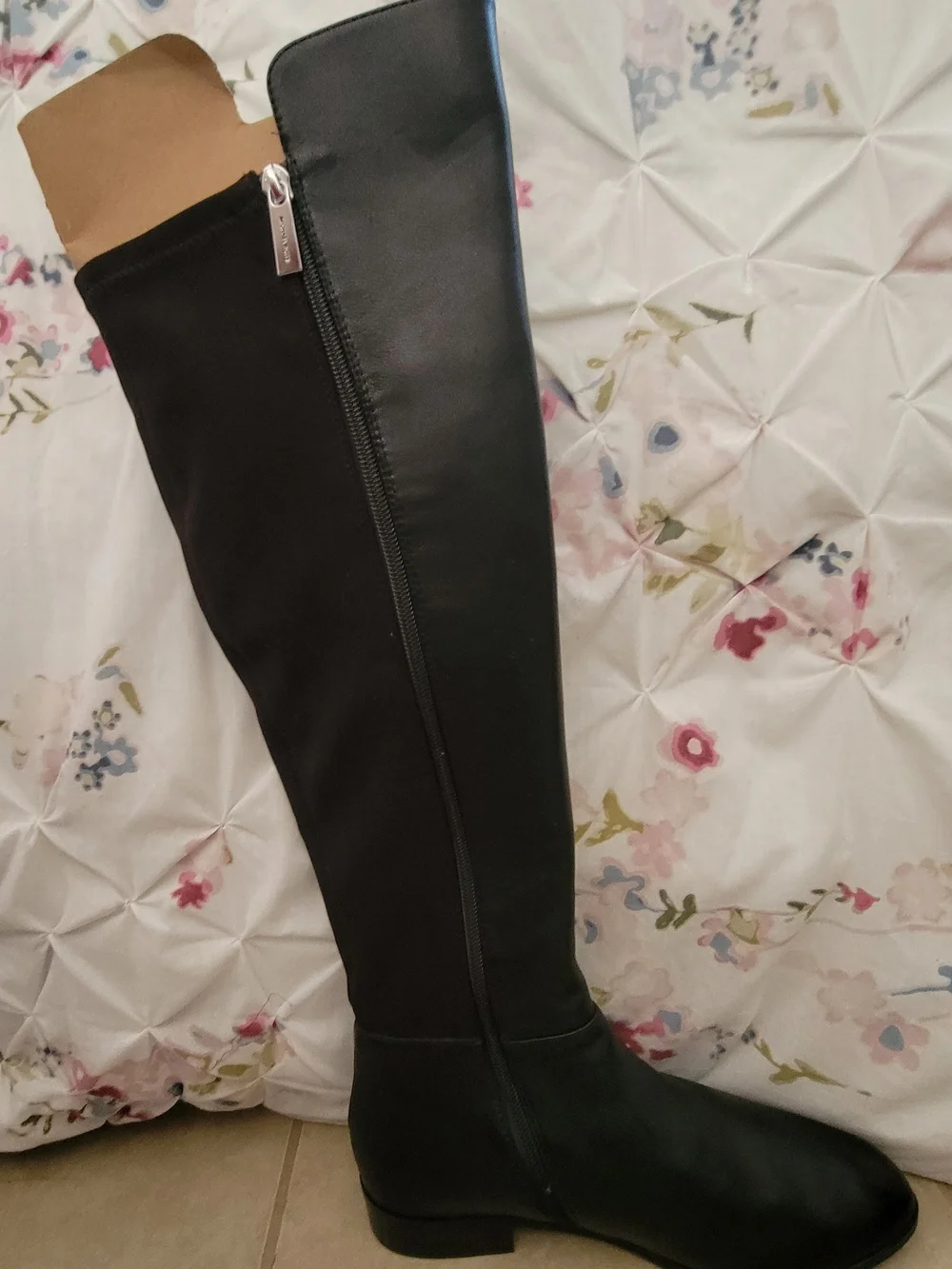 Michael Kors (New) Black Tall Women's Riding Boots - Classic Over-the-Knee Style